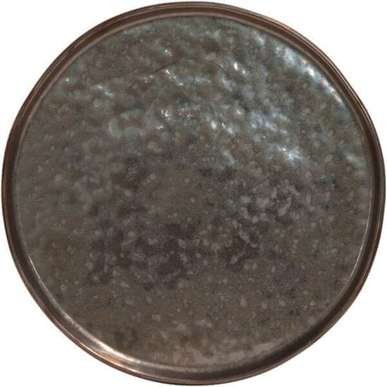 Costa Nova Sekély tányér, Lagoa 21 cm, metalíz, 6x