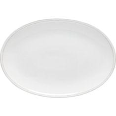 Costa Nova Ovális tányér, Friso 33 cm, fehér, 6x