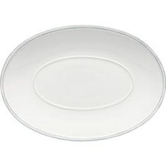 Costa Nova Ovális tányér, Friso 19,7 cm, fehér, 2x