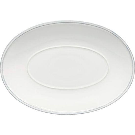 Costa Nova Ovális tányér, Friso 19,7 cm, fehér, 2x