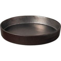 Costa Nova Sekély tányér, Lagoa 23,7 cm, metalíz, megemelt perem, 6x