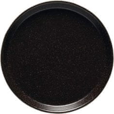 Costa Nova Desszertes tányér, Notos 12,5 cm, fekete, megemelt perem, 6x