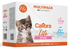 Calibra Cat Life pouch Kitten Multipack 12×85 g