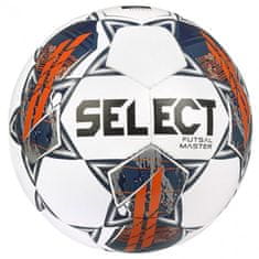 SELECT Focilabda FB Futsal Master, fehér/narancs, 4-es méretben