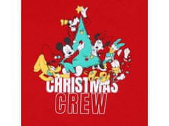 sarcia.eu Miki egér és barátai Disney gyermek karácsonyi pizsama, piros és serleg, OEKO-TEX 18-24 hónap 92cm