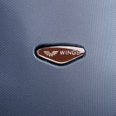 Wings Kabin bőrönd S, ezüst-fehér