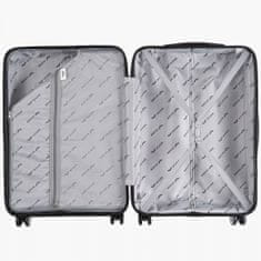 Wings M utazási bőrönd, polipropilén, fekete