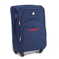 Wings 4 kerekű S-kerék bőrönd, kék