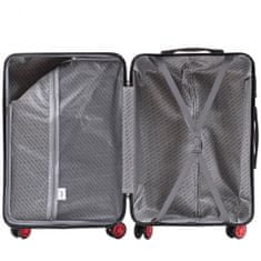 Wings 3 bőrönd készlet 100% polipropilén L, M, S, ezüst