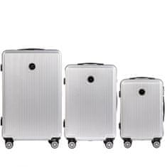 Wings 3 bőrönd készlet 100% polipropilén L, M, S, ezüst