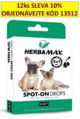 Herba Max Spot-on kutya- és macskariasztó cseppek 5 x1 ml