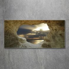 Wallmuralia.hu Akril üveg kép A tengerparti barlang 125x50 cm