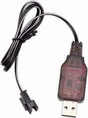 1 darab újratölthető 6V 700mAh AA Ni-CD elemek SM 2P dugó játékokhoz Power Bank + USB kábel