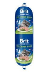Brit Premium Cat by Nature kolbász csirke és kacsa 180g