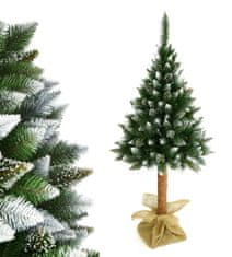 nabbi karácsonyfa a csonkon Christee 7 220 cm - zöld/fehér