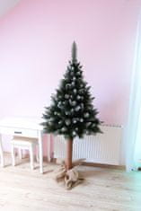nabbi karácsonyfa a csonkon Christee 6 220 cm - zöld