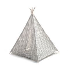 Domifito Teepee sátor, wigwam, indiai szürke cikkcakk
