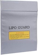 YUNIQUE GREEN-CLEAN Lipo Guard Lipo táska, 23 cm x 18 cm x lipo elemek, ezüst színű