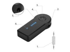 Verkgroup Újratölthető audiovevő Bluetooth 3.0 AUX JACK + mikrofon