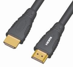 PremiumCord kábel HDMI A - HDMI A M/M 5m, aranyozott con.