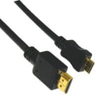PremiumCord HDMI A - HDMI mini C kábel, 3m