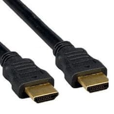 Gembird HDMI-HDMI kábel 0.5m, 1.4, M/M árnyékolt, aranyozott érintkezőkkel, fekete színű