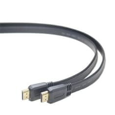 PremiumCord HDMI High Speed + Ethernet lapos kábel, aranyozott csatlakozók, 5m