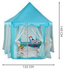 Kruzzel Palota sátor gyerekeknek 140 cm kék