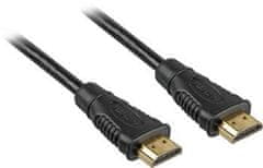 PremiumCord 4K kábel HDMI A - HDMI A M/M aranyozott csatlakozók 1m