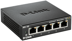 D-Link DGS-105 Fém 5 portos 10/100/1000 kapcsoló