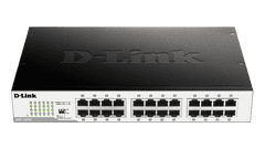 D-Link DGS-1024D 24x10/100/1000 asztali kapcsoló