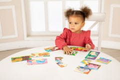 Farfarland Oktatási rejtvény - "Kinek a gyermeke? (Dupla)". Színes puzzle kisgyermekeknek. Tanuló játékok gyerekeknek