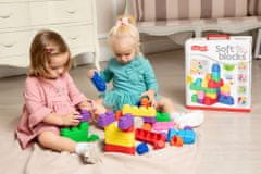 Farfarland Puha érzékelő kockák - 42 darab. Oktató játékok csecsemők és kisgyermekek számára.