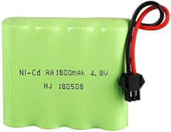 YUNIQUE GREEN-CLEAN 1 db újratölthető akkumulátor 4.8V Ni-CD 1800mAh az autó távirányítójához