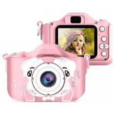 MG X5 Dog gyerek fényképezőgép, rózsaszín