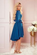 Numoco Női csipke ruha Nicolle tengeri kék XXL