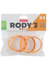Zolux Alkatrészek Rody 3-csatlakozó gyűrű sárga 4db Zolux