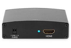 Nedis VCON3450AT - HDMI-VGA átalakító | 1-utas - HDMI bemenet | VGA + 2x RCA (L/R) kimenet