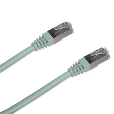 DATACOM Patch kábel 1m,FTP,Cat5e, RJ45, szürke