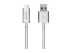 Avacom TPC-100S USB-C típusú USB kábel, 100cm, ezüst