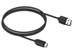 Avacom adat- és töltőkábel USB - USB Type-C, 100cm, fekete