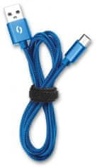 Aligator PREMIUM Adatkábel 2A, USB-C kék