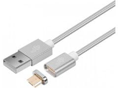 TB TOUCH mágneses kábel Micro USB ezüst 1m