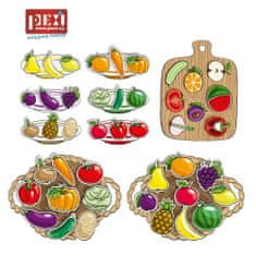 PEXI tépőzáras puzzle - Gyümölcsök és zöldségek