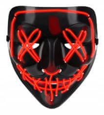 Malatec Scary izzó maszk fekete vörös