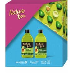 Nature Box Ajándék szett természetes regeneráló hajápolóból Avocado