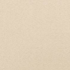 shumee krémszínű szövet zsebrugós ágymatrac 140 x 190 x 20 cm