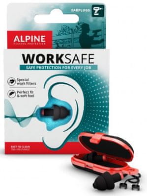 füldugó alpine WorkSafe hosszú élettartam hipoallergén anyag mosható hollandiában készült ideális a zavartalan munkához hallásvédelem