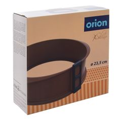 Orion Szilikon/üveg tortaforma, barna