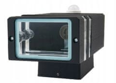 Berge LED kültéri lámpa INEZ fekete PIR - 1 x GU10 - 230V